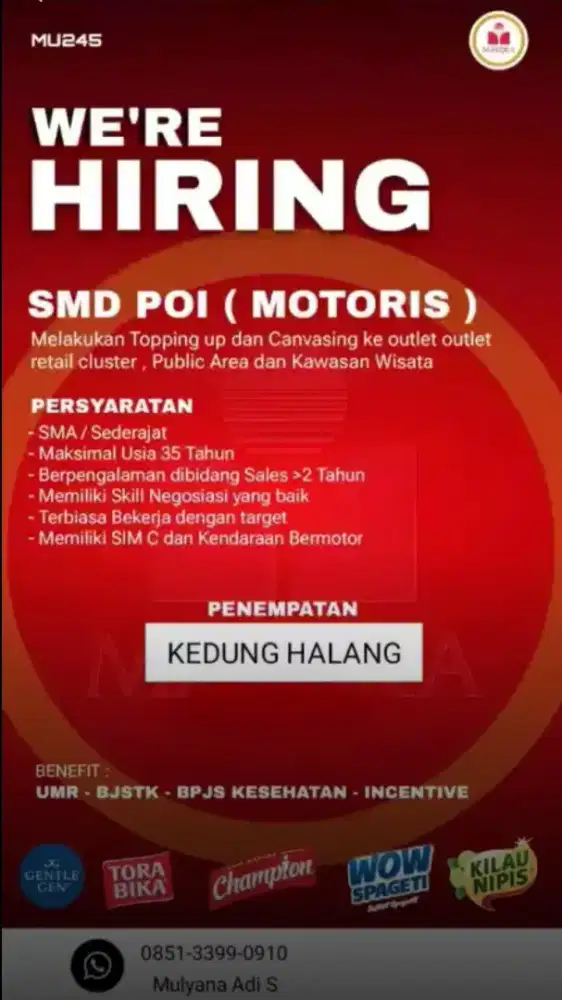 Loker salesman MD/TO