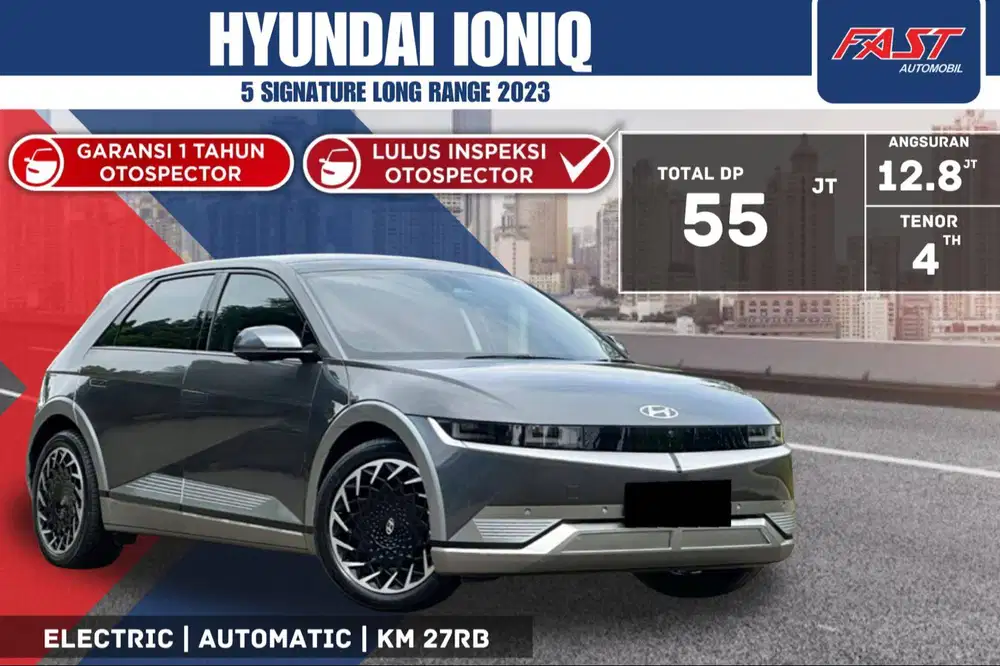 HYUNDAI IONIQ 5 SIGNATURE 2023 LONG RANGE PANORAMIC LOW KM.27RB & LIKE