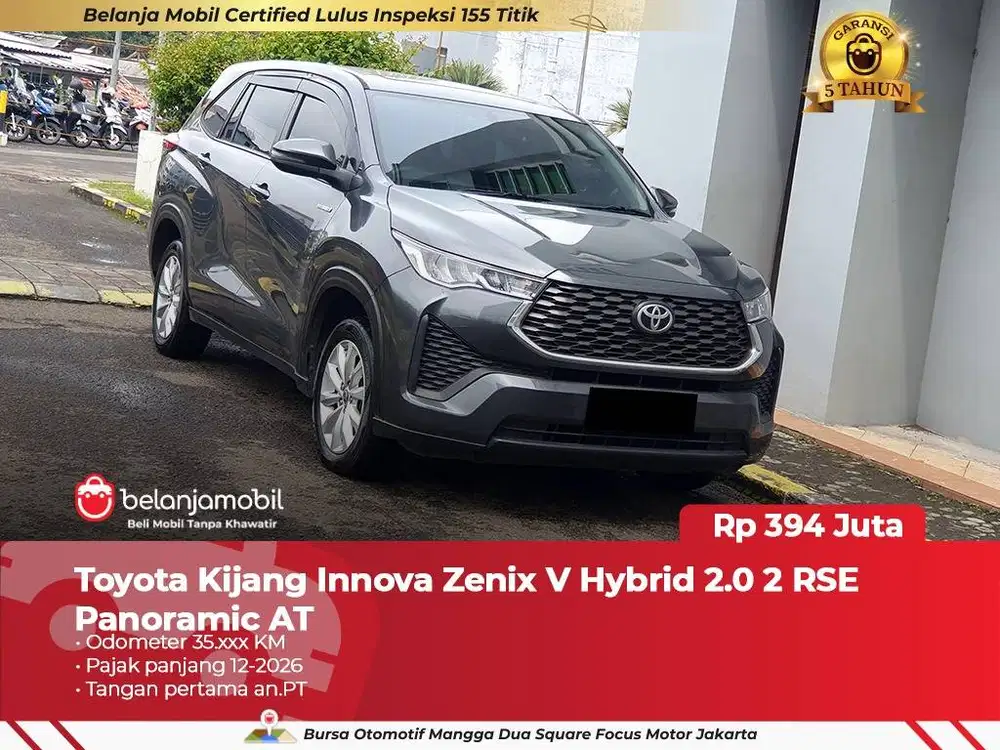[ PAJAK PANJANG ] Toyota Zenix V Hybrid Modelista 2.0 2 RSE 2023 2024