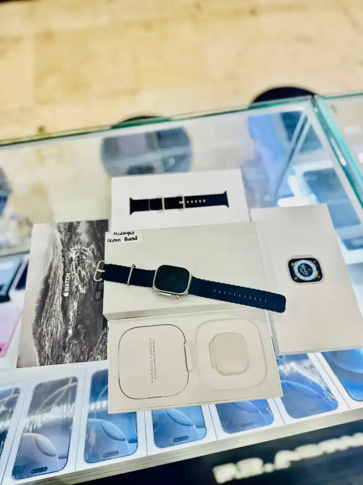 Apple Watch Ultra 1 49mm BH 99% Titanium Midnight Ocean Band Titanium