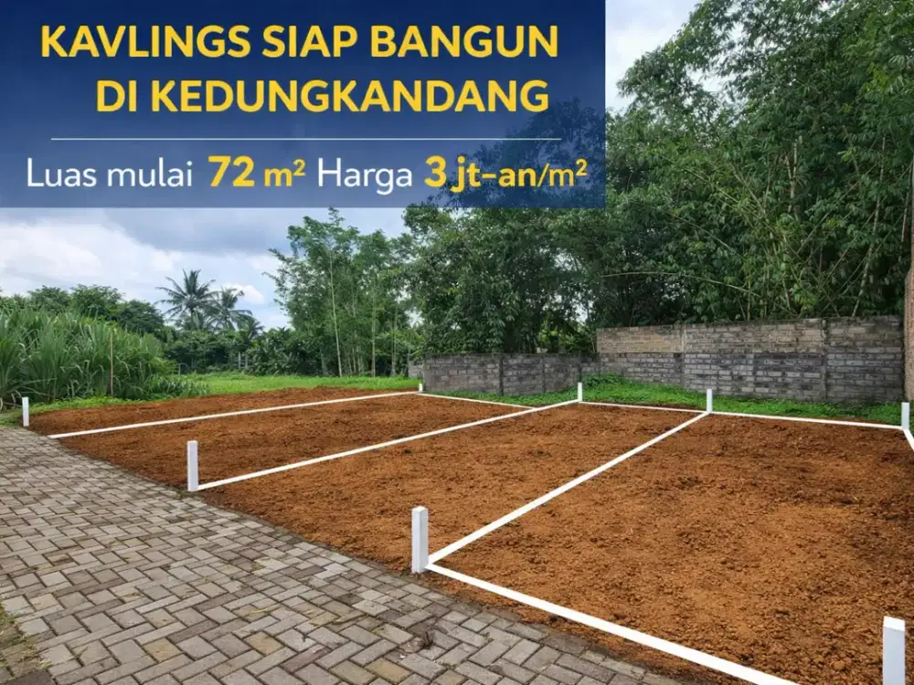 Dijual tanah siap huni di kawasan Kedungkandang, lokasi berkembang dengan akses mudah ke pusat kot