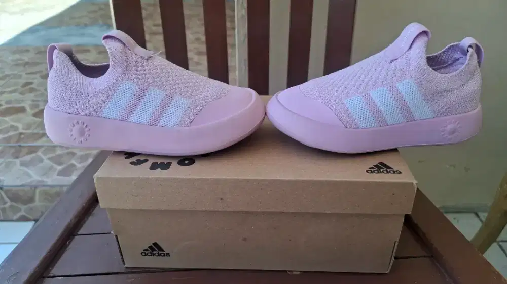 Sepatu anak Adidas Bubblecomfy I - Pink Ori (uk 9½ / 16.1cm)