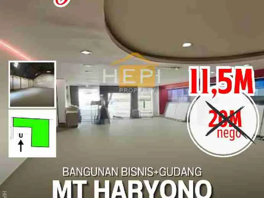 Di Jual Gudang MT Haryono Semarang