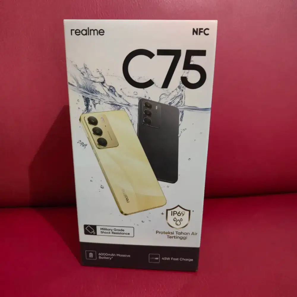 Realme C75 RAM 8GB 128GB BNIB Garansi Resmi