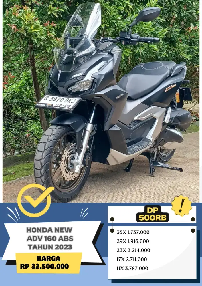 HONDA NEW ADV 160 ABS TAHUN 2023 DP 500rb
