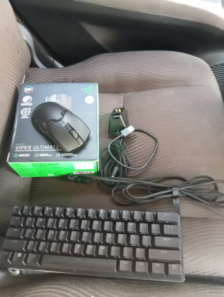 Razer Viper Ultimate Black + Razer Huntsman Mini Analog