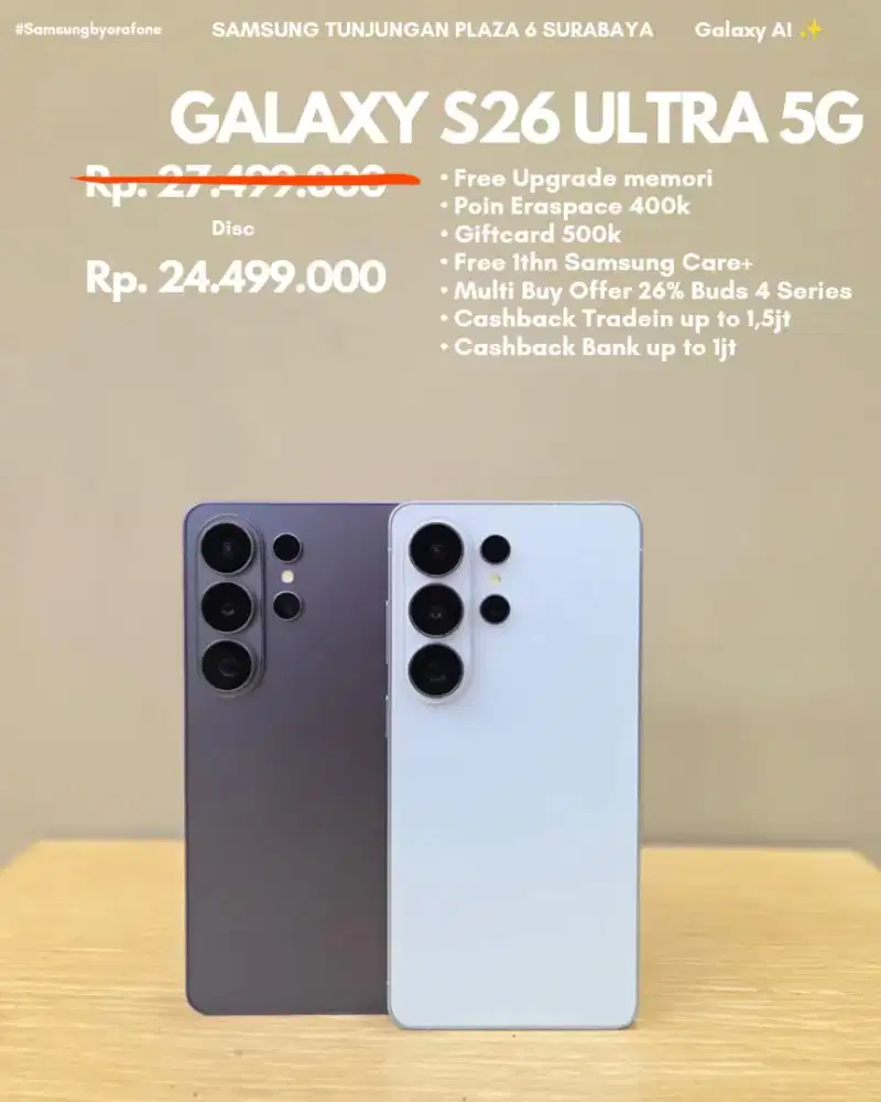 Samsung Galaxy S26 Ultra cicilan 0%