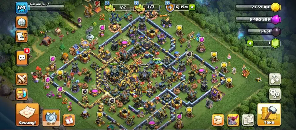 Coc TH 17 def max