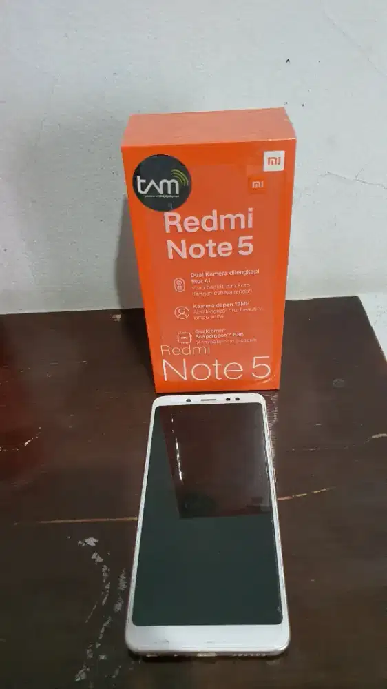 Dijual HP Xiaomi Redmi Note 5 TAM Full Set