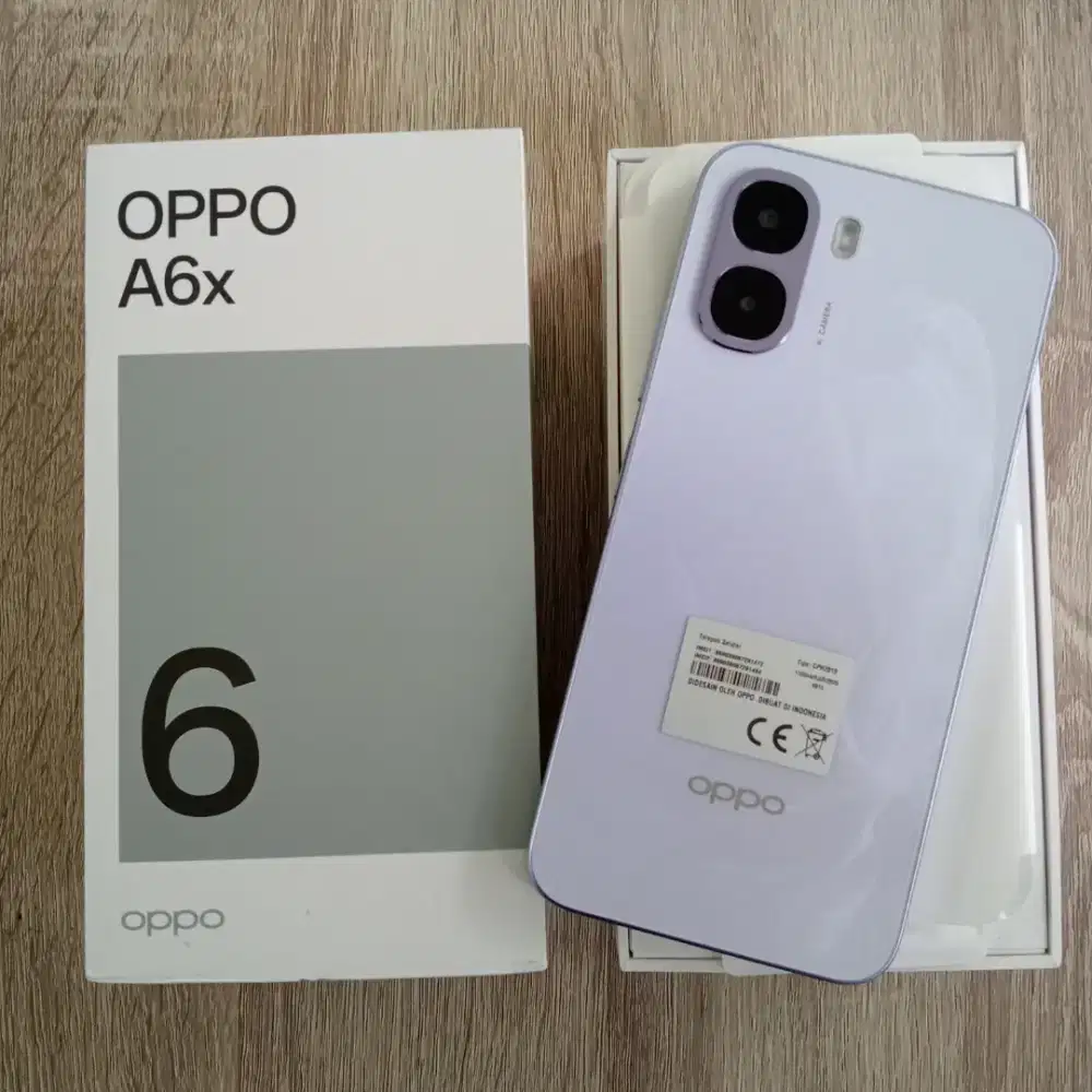 Oppo A6x ram 4/64gb garansi resmi Oppo indomesia