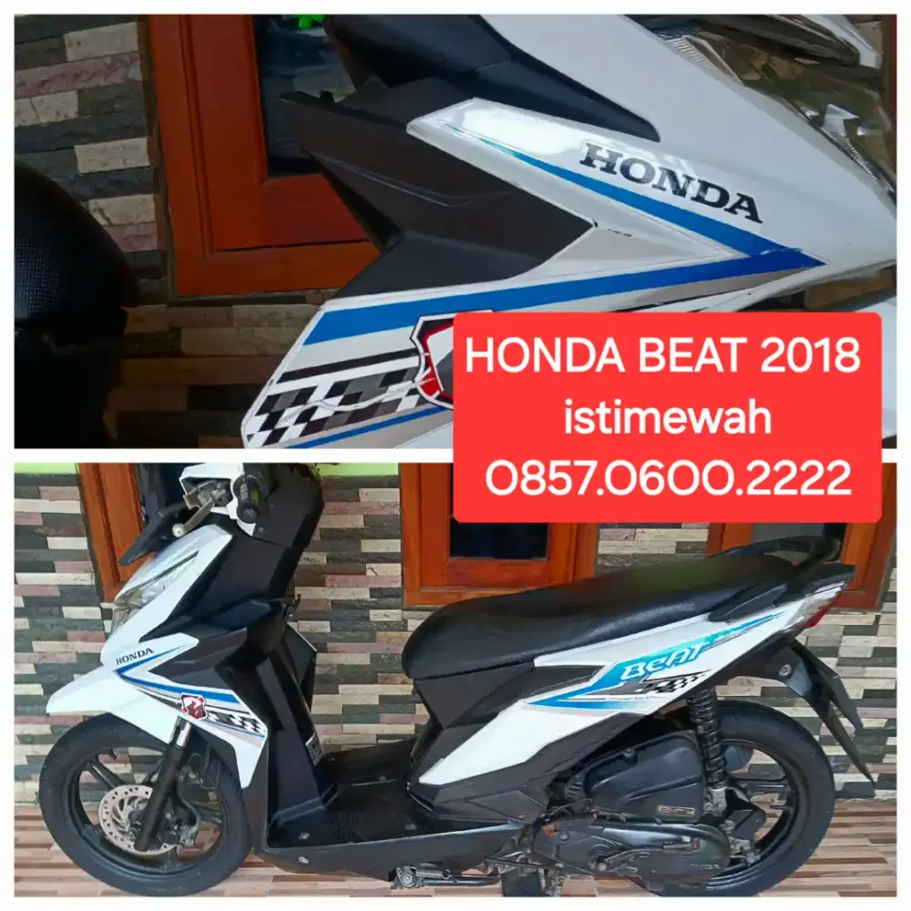 Mewah HONDA BEAT 2019.pajak baru.