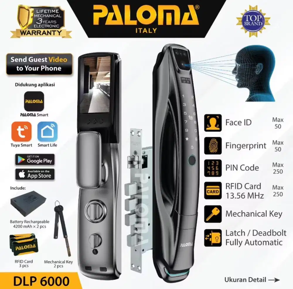 Smart Door Lock PALOMA DLP 6000