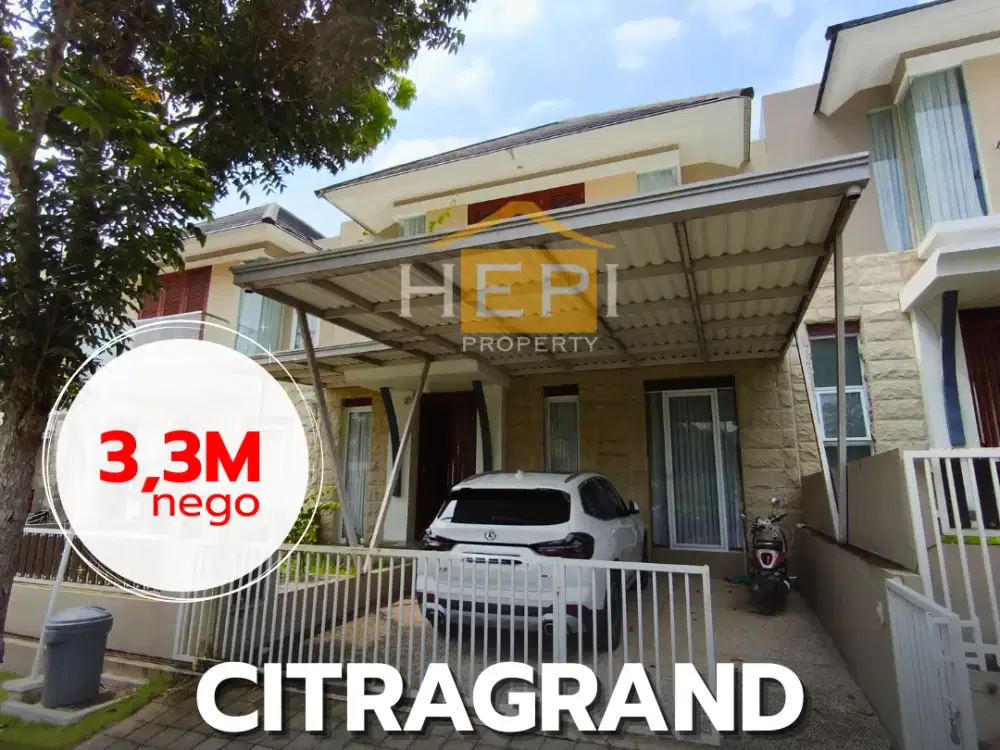 Dijual Rumah SEMI FURNISHED di Citragrand Semarang
