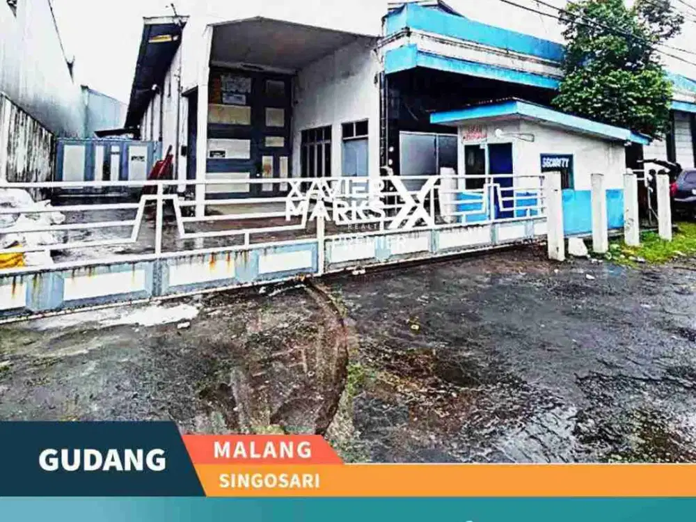 DIJUAL SUPER MURAH GUDANG + LAHAN LUAS DI POROS RAYA SINGOSARI, MALANG