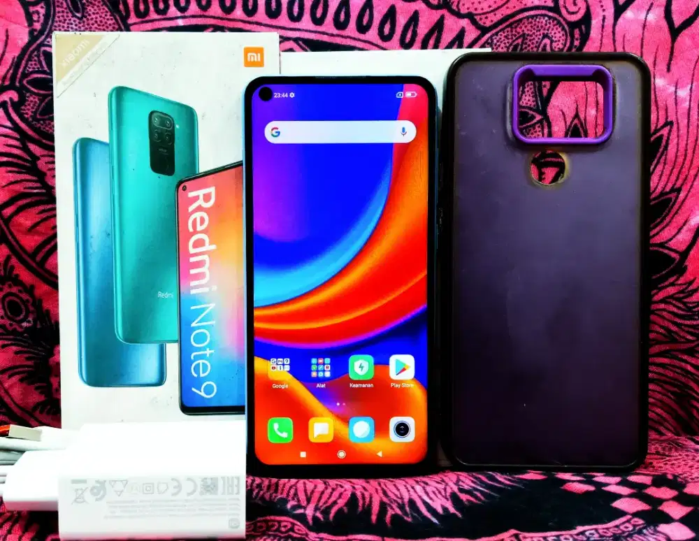 REDMI NOTE 9 6/128GB LENGKAP ORI