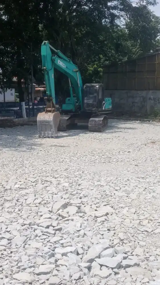 Hotmix aspal jalan bongkaran gedung tua galian tanah turap