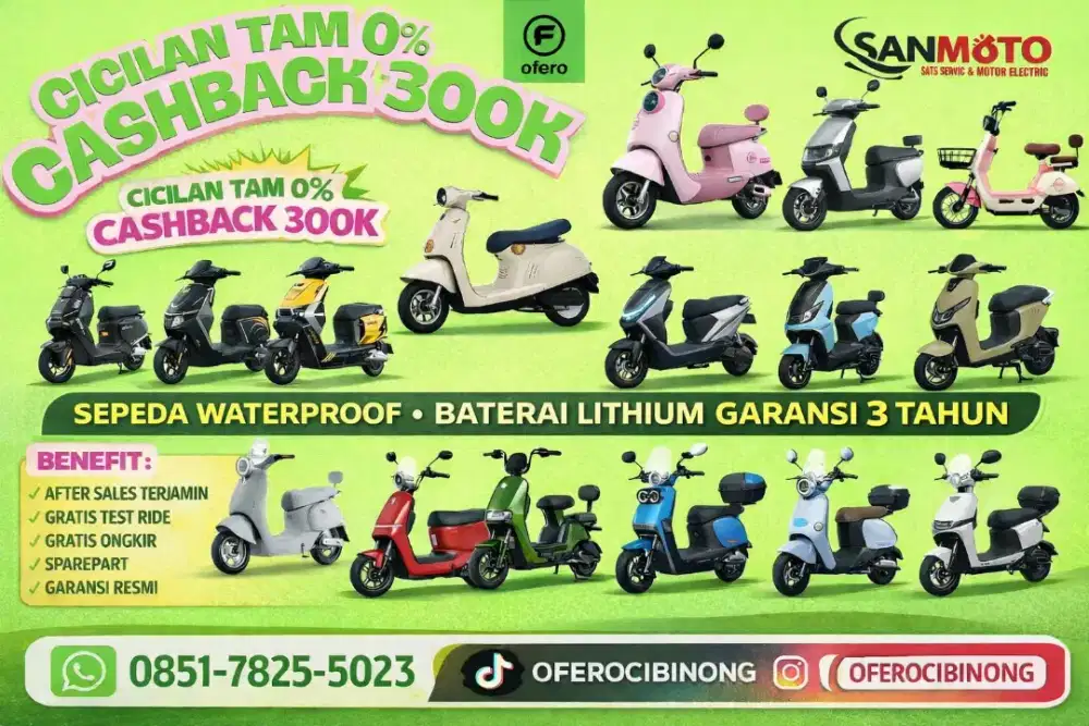 SEPEDA LISTRIK OFERO STAREER 5 LITHIUM