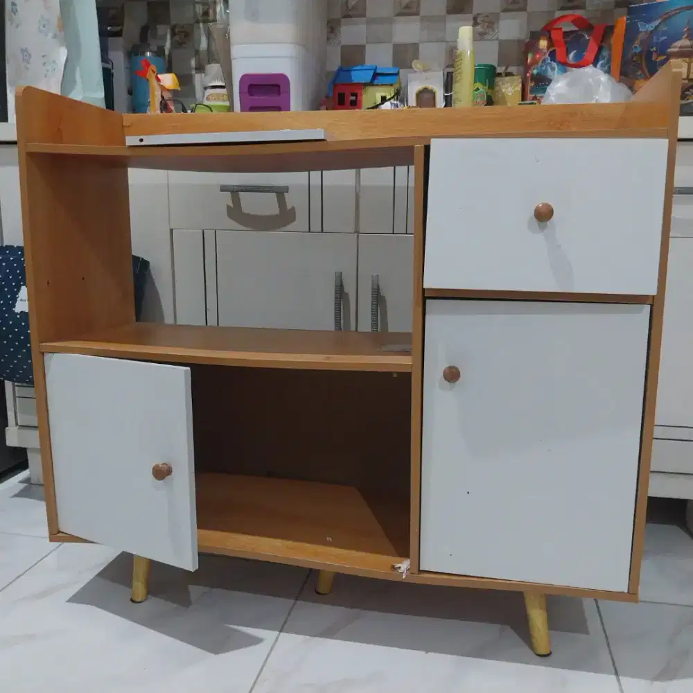 Dijual lemari rak dapur minimalis