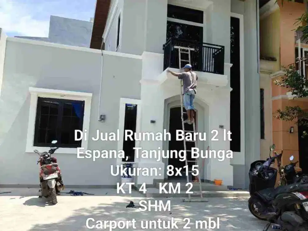 Dijual Rumah 2 lantai di Espana Residence Tjg Bunga Makassar