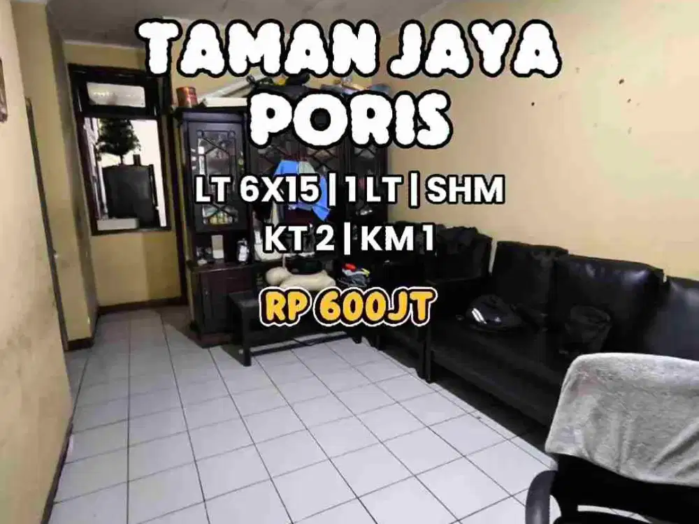 Wilson Rumah 1 lantai uk 6x15 di taman jaya poris