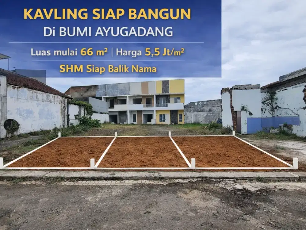 Dijual tanah kavling siap bangun di kawasan Bumiayu, Kecamatan Kedungkandang