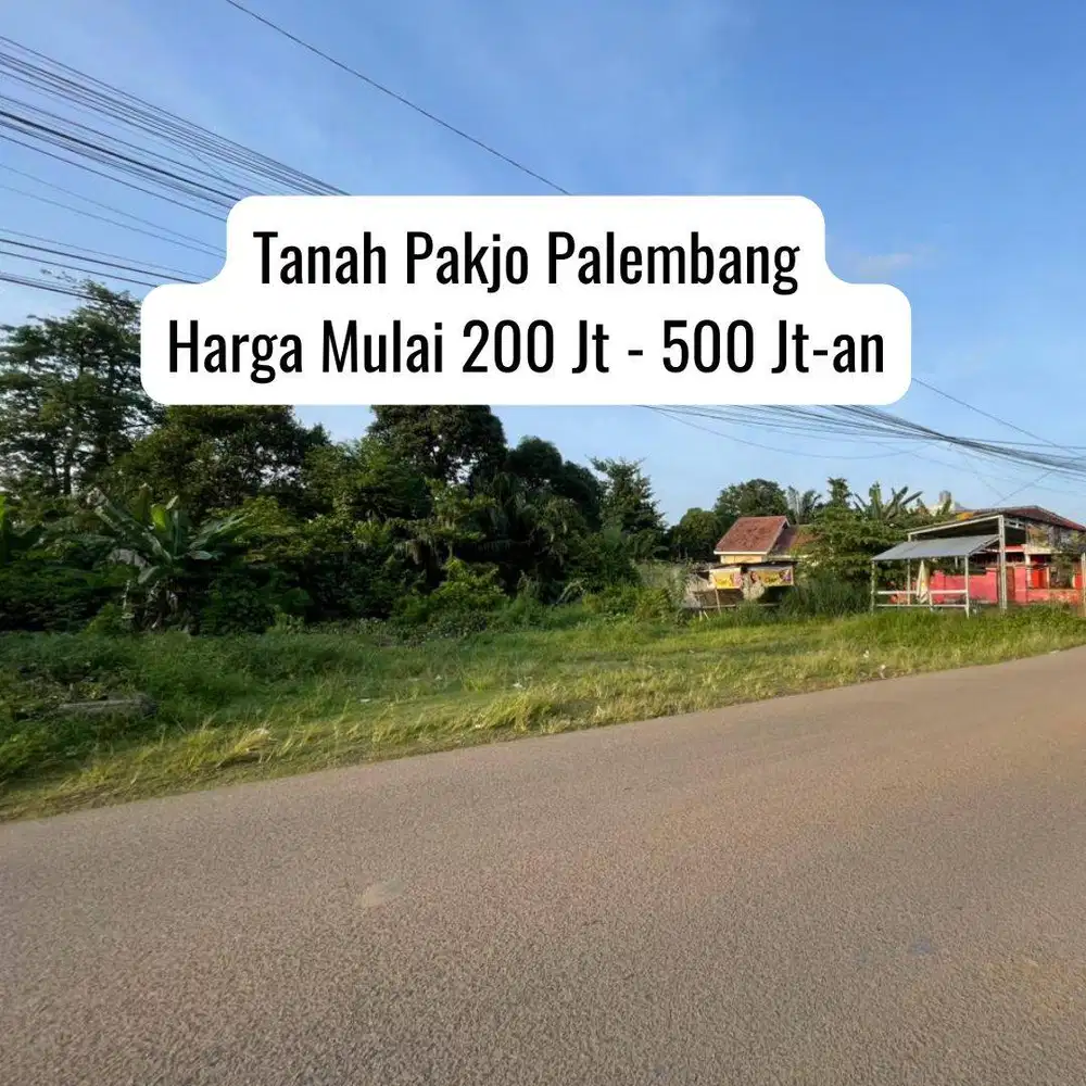tanah kavling pakjo irigasi palembang