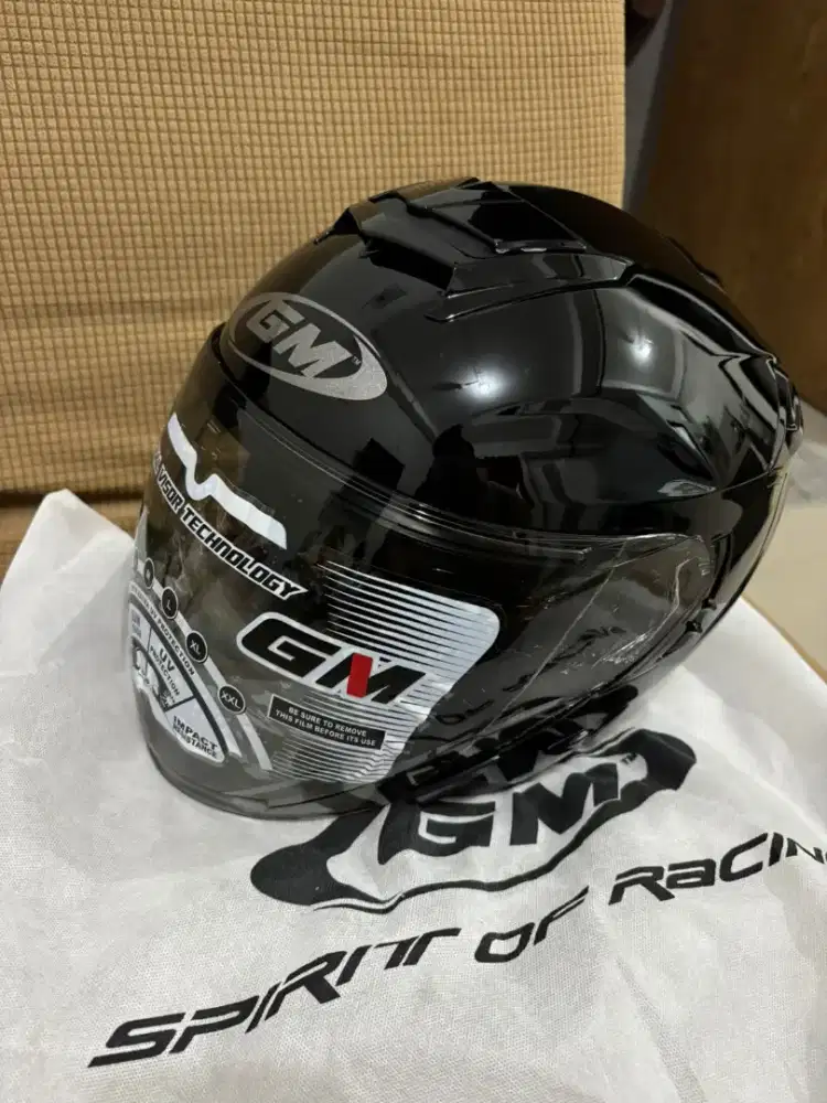 Gm fury double visor size XL