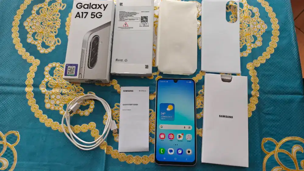 Samsung A17 5G 8/256gb FULLSET Garansi Panjang Resmi Bkan a16 a07 4g