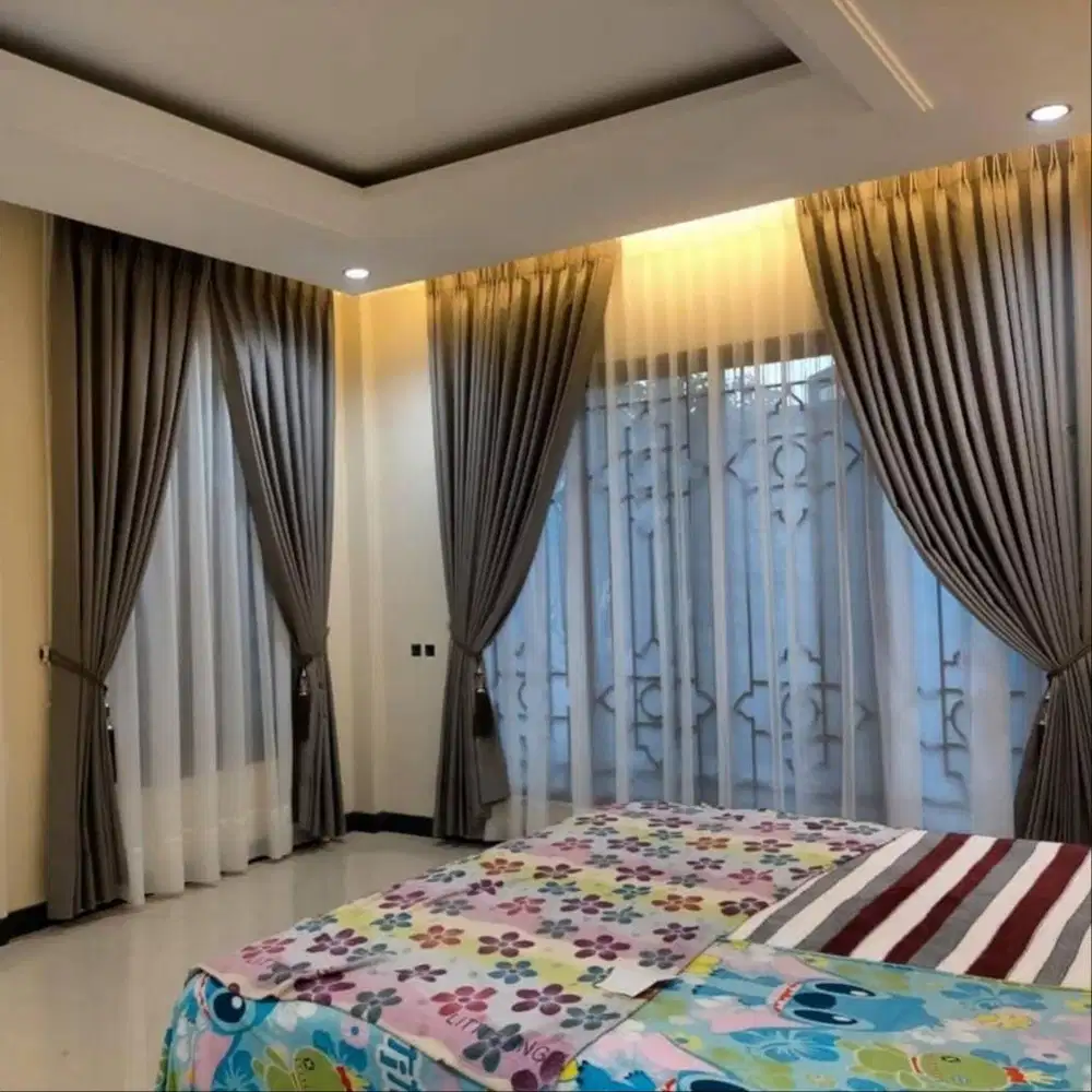 Ahli Buat  Tirai Gorden Jendela Gordyn Mewah Hordeng Terbaru Murah