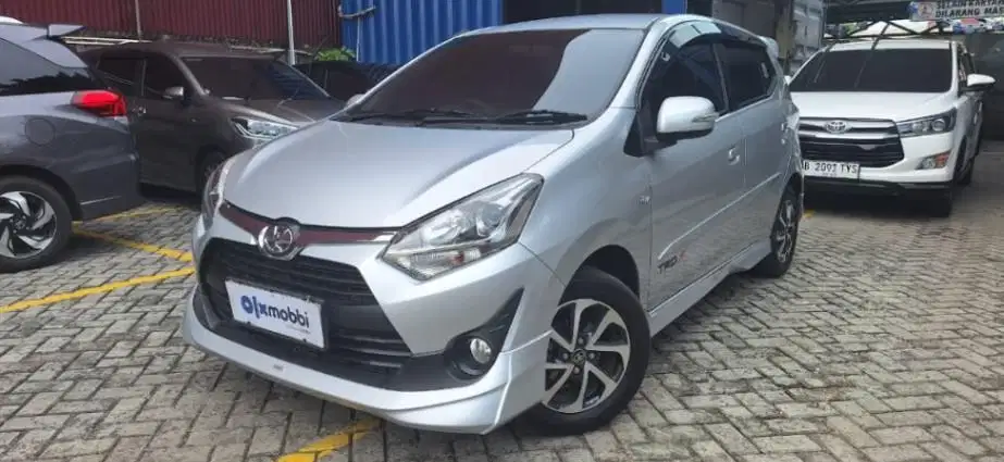 DP MURAH - Toyota Agya 1.2 G TRD Sportivo Bensin-AT 2018 Silver