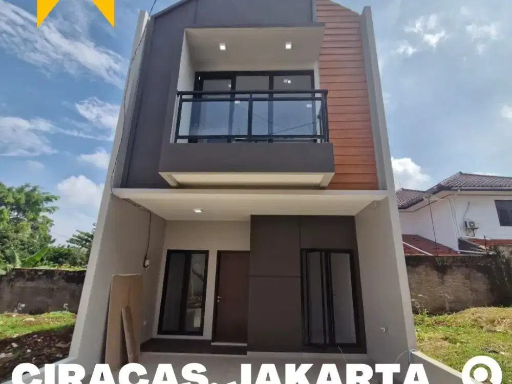 Rumah dijual Murah, 2 Lantai, Ciracas, Jakarta Timur 4 Menit LRT Cibubur