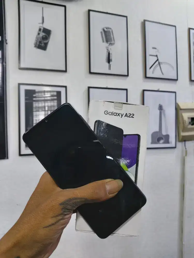 Samsung A12 6/128 second minus garis layar