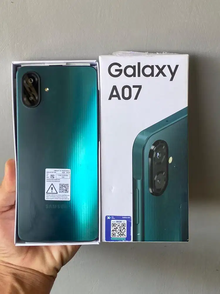 Samsung A07 4/64 lengkap mulus nominus tinggal pakek