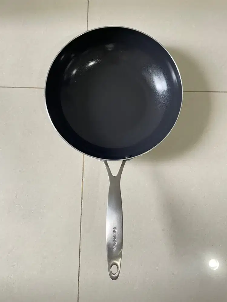 Wajan preloved Greenpan Copenhagen Wok 28cm.