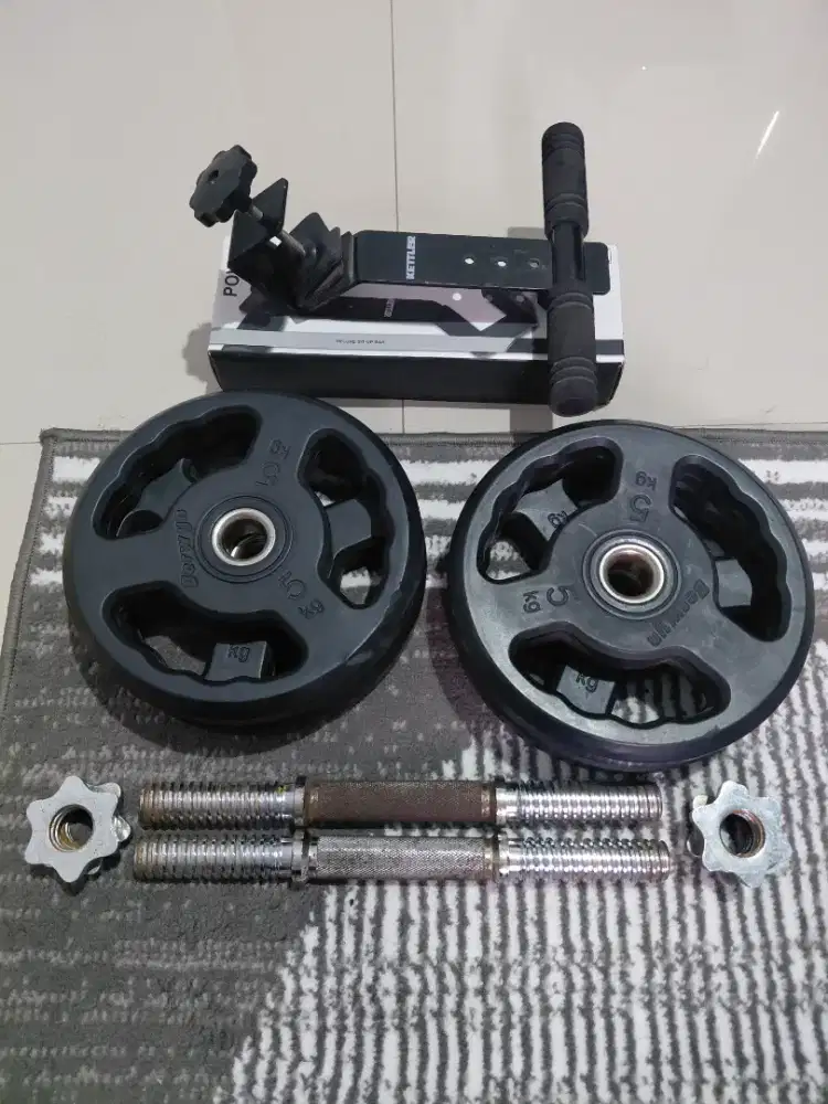 Dumbell Berwyn 5kg Set + Sit up bar Kettler