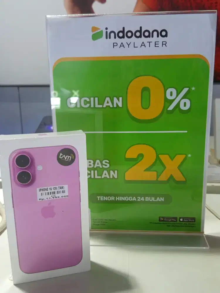 IPHONE 16 128 GB READY STOCK DI TOKO ATLANTIS JEMPONG