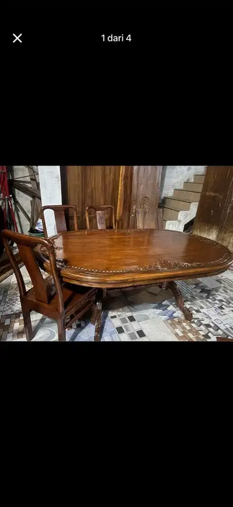 Kursi jati jepara 6 dudukan