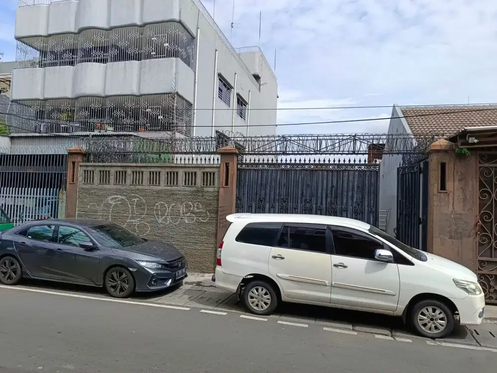 Kavling Gunung Sahari Senen: LT 340 m2, Strategis Dkt Atrium, Cocok Bangun Kantor