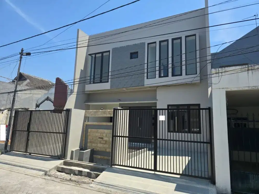 Rumah Baru 2 Lantai Di Panjang Jiwo Permai Surabaya