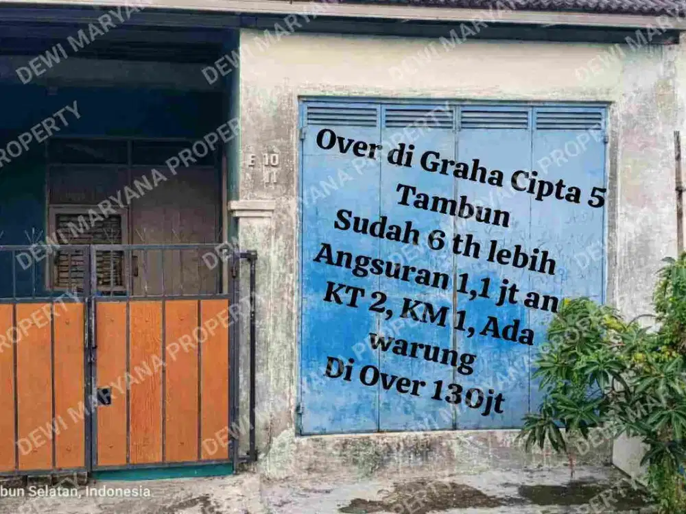 Take Over Rumah Subsidi Wilayah Tambun, Cibitung, Bekasi