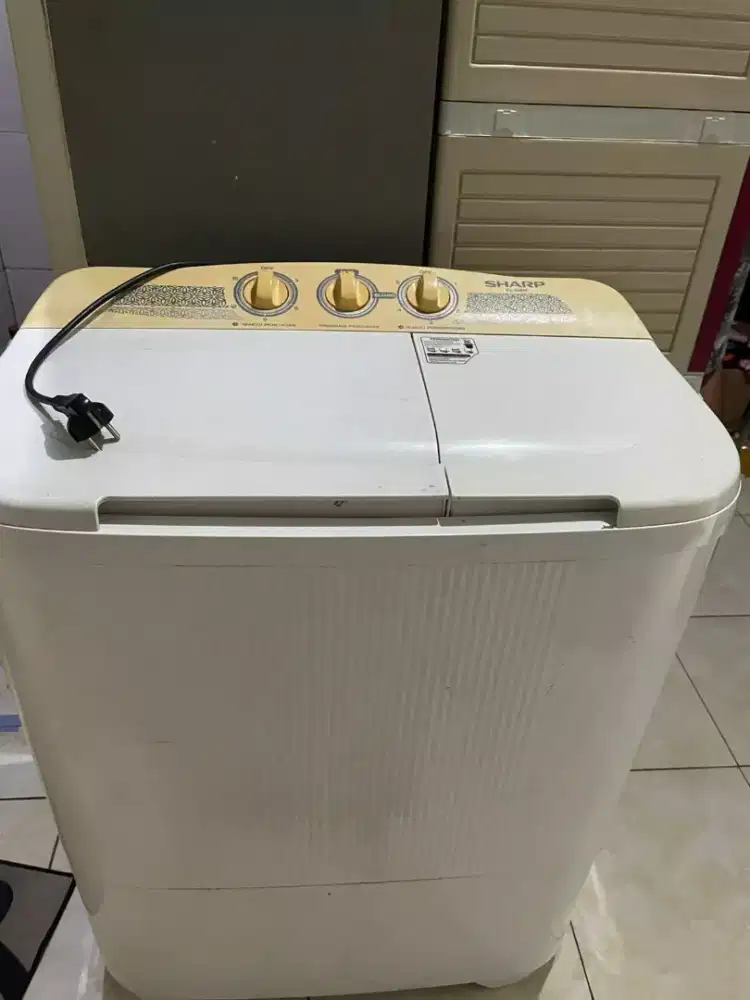 mesin cuci sharp 2 tabung