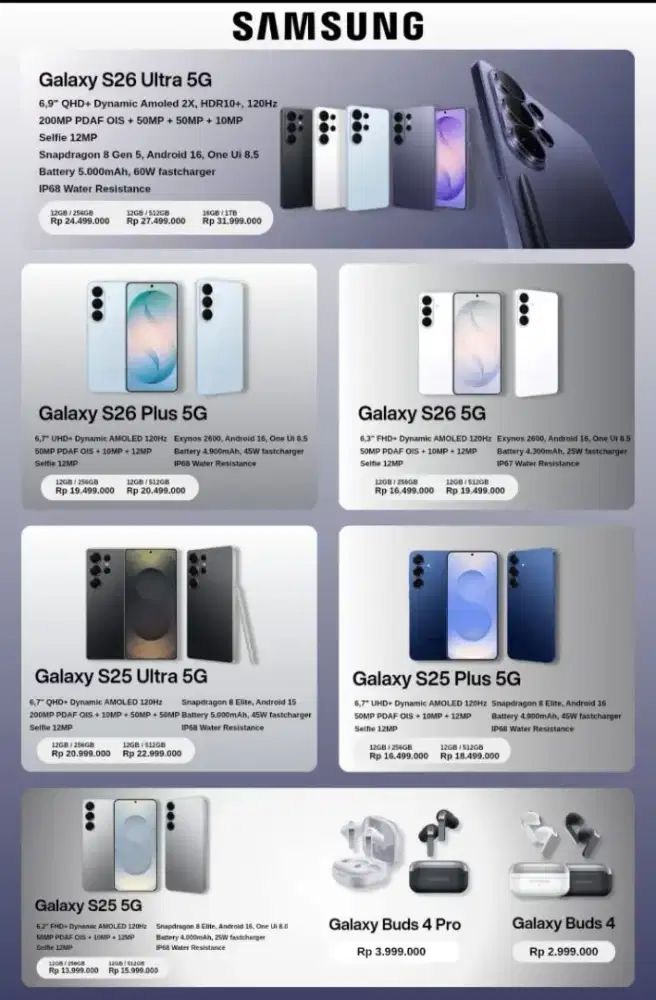 Samsung S26 Ultra 1TB GB