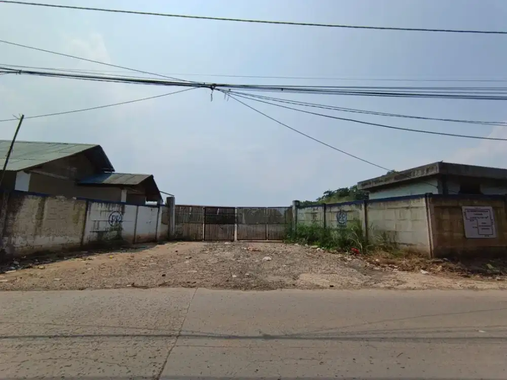 Disewakan Lahan Padat Dekat Toll di Burangkeng Setu Bekasi