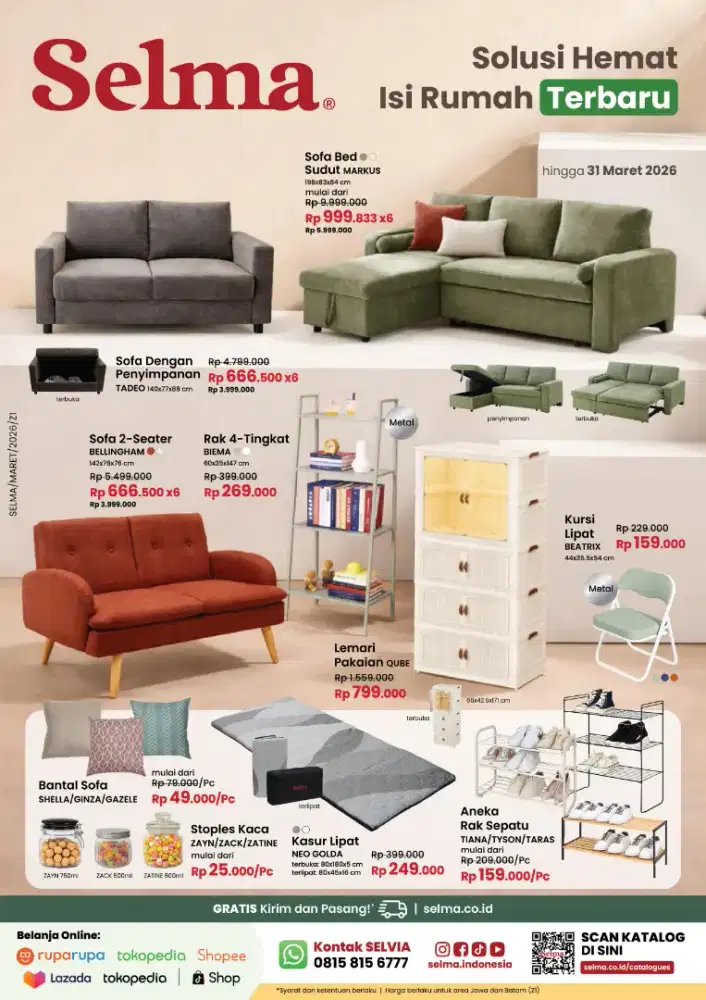 Promo Selma – Solusi Hemat Isi Rumah Terbaru!