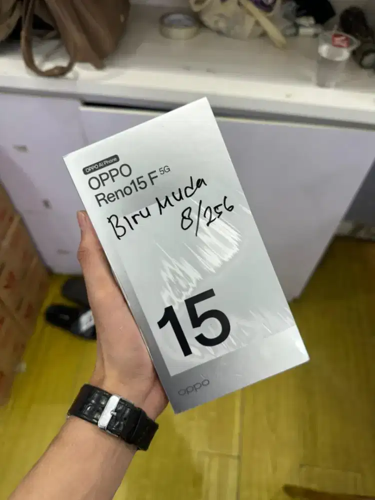 OPPO RENO 15 F 8/256GB BIRU MUDA BARU
