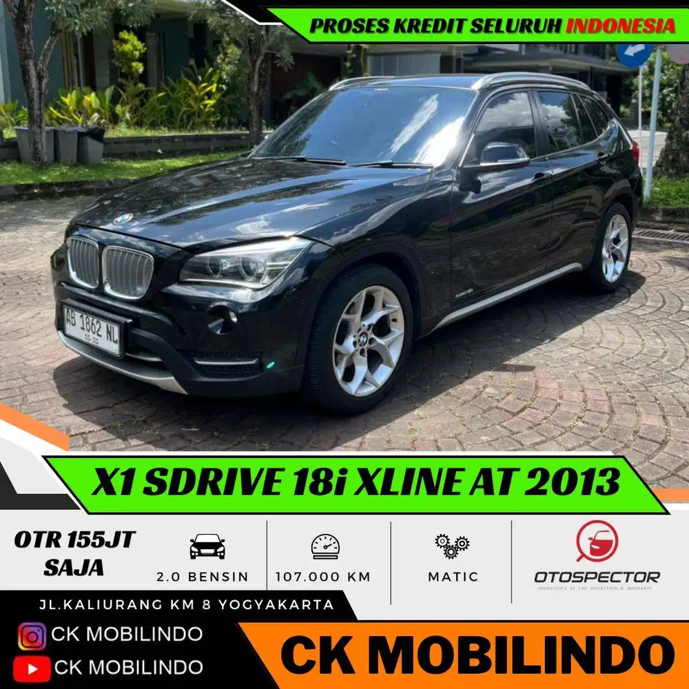 BMW X1 Sdrive Matic 2013 Plat AB ISTIMEWA Bisa Kredit