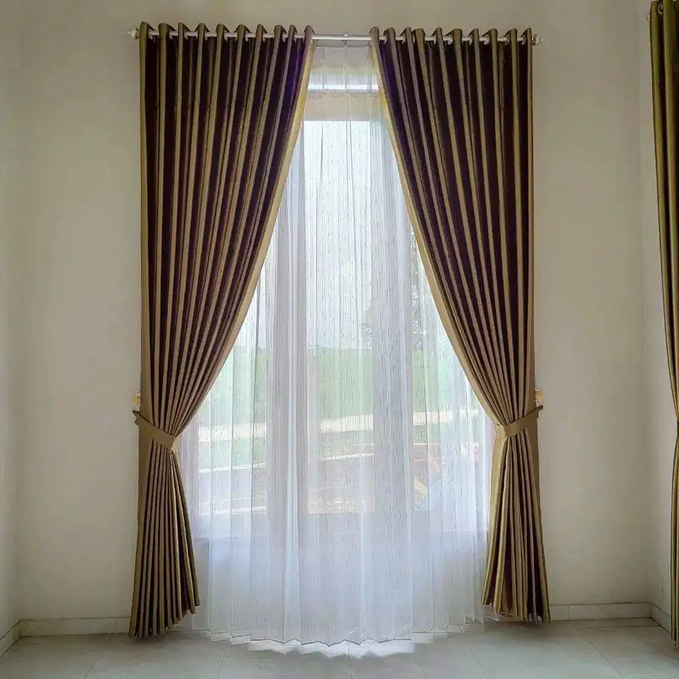 Penyedia Gorden Blackout Pasang Skat Klinik Hordeng Gordyn Vitrase