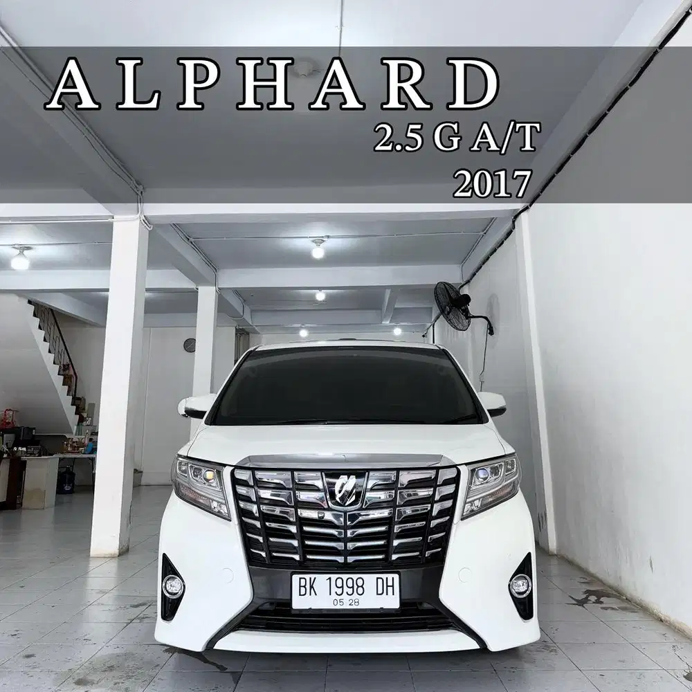 [ODO 50RB‼️] ALPHARD 2.5 G MATIC AT 2017 pmk 2018