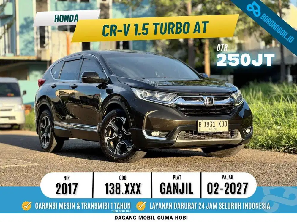 HONDA CRV 1.5 TURBO NON PRESTIGE AT 2017 PAJAK PANJANG