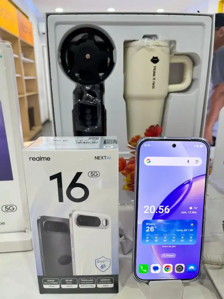 Realme 16 5G READY BISA CICILAN TANPA UANG MUKA SYARAT KTP AJA